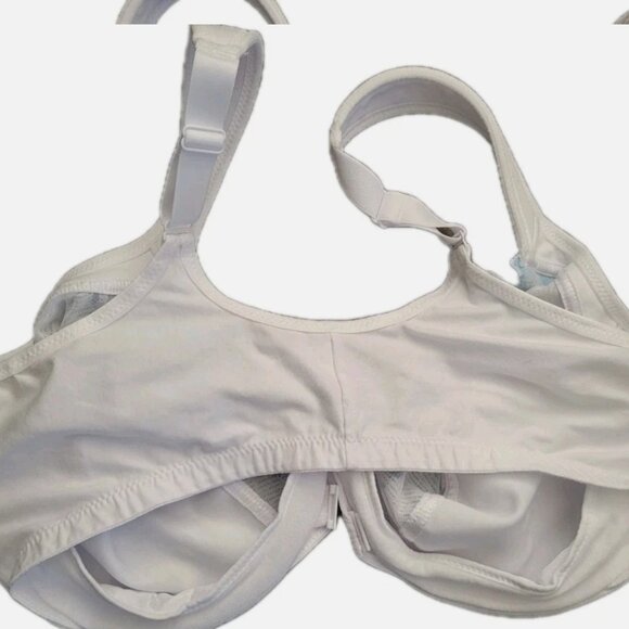 Glamorise  Plus Size Front-Closure Cotton Wonderwire Bra Underwire (used) - Picture 3 of 4